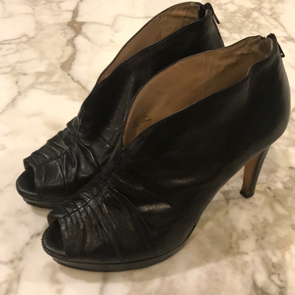 Antonio Melanie Peep Toe Booties